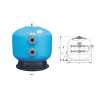 Peščani filter fi2000 fiber glass 6